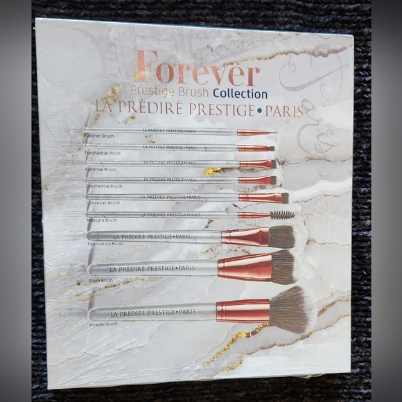 NIB-Predire-Forever Prestige Brush Collection - 9 Piece - Picture 5 of 7